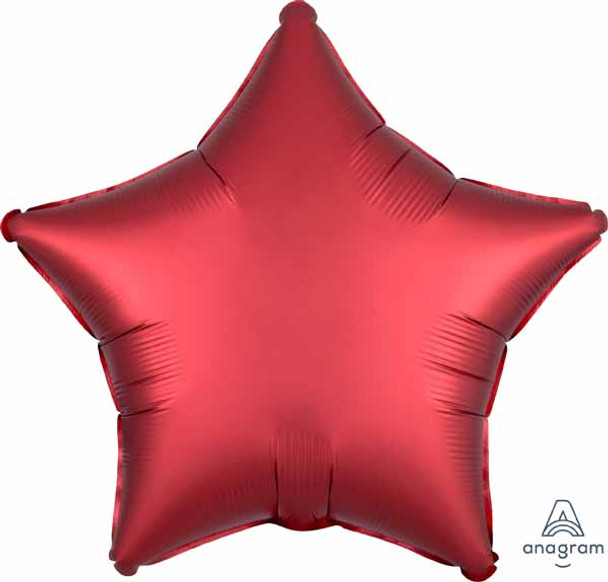 Sangria Red Matte Star Balloon