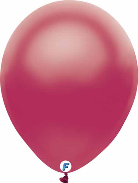 100 Pack Of 12" Pearl Burgundy Balloons