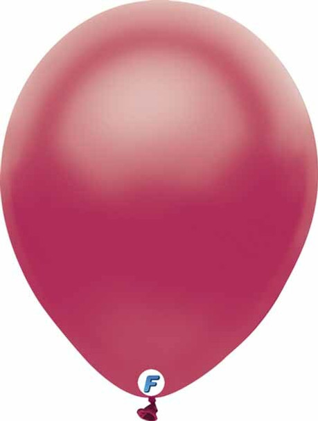 50Pack Of 12" Pearl Burgundy Balloons