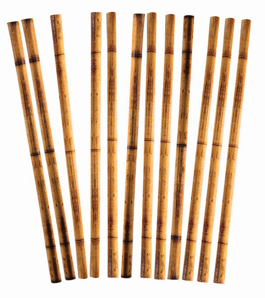 Luau bamboo printed straws