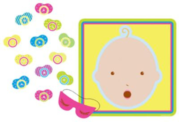 Pin The Pacifier Party Game