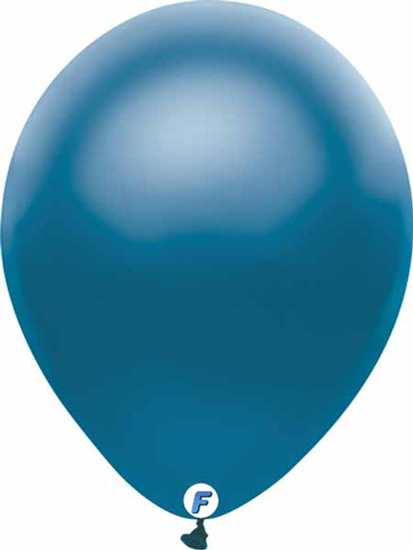 100 Pack Of 12" Pearl Blue Balloons