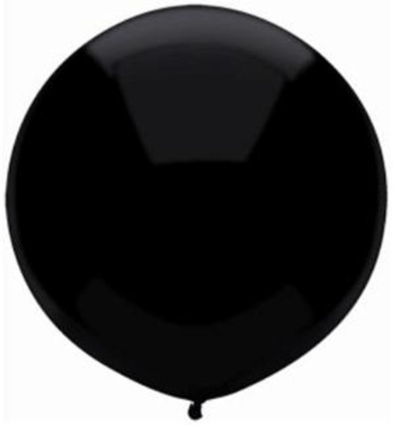 17" Latex Balloon Black