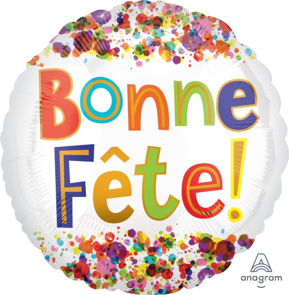 Ballon Bonne FÃªte French Happy Birthday balloon