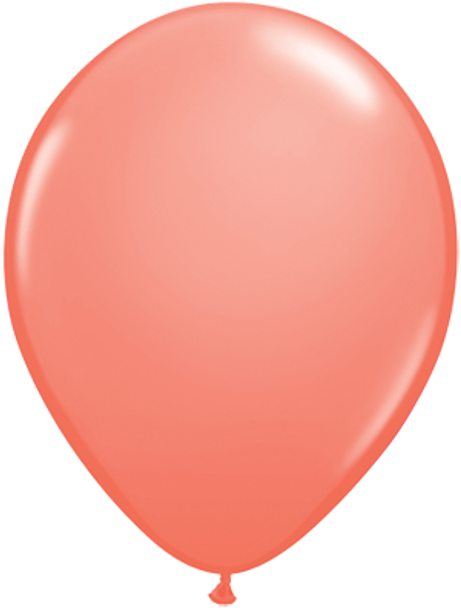 Coral Solid Color Balloon