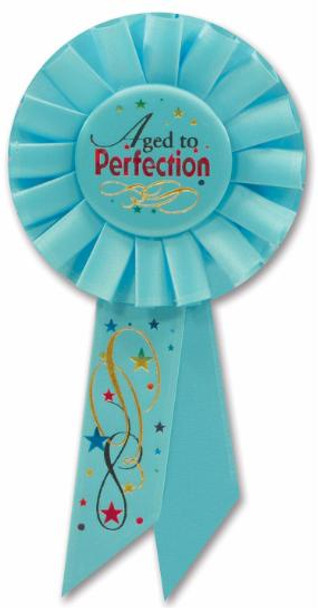 Aged To Perfection Birthday Award Ribbon