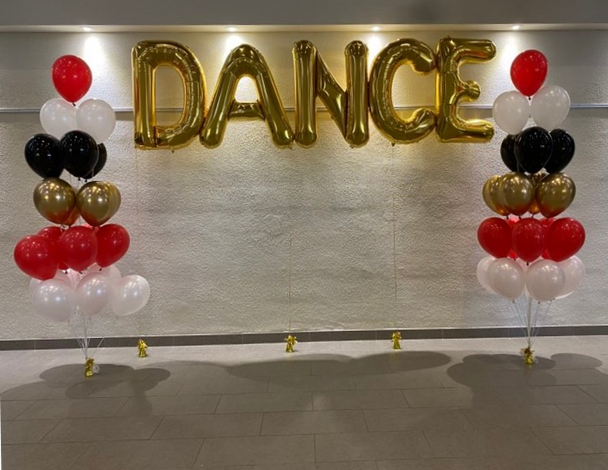 Dance Troup Balloon Background