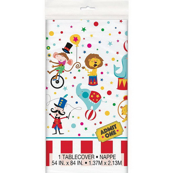 Carnival Circus Birthday Table Cover