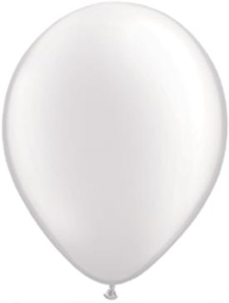 16" Pearl White Balloon