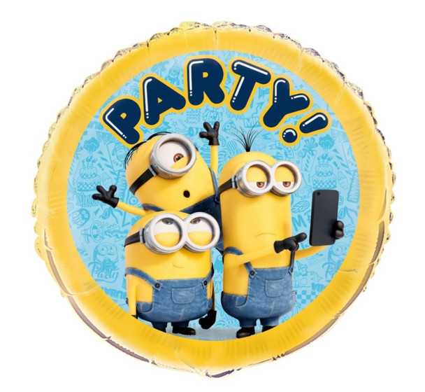 PARTY minion foil balloon