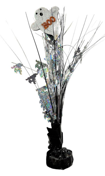 Ghost Spray Tree Centerpiece Decoration