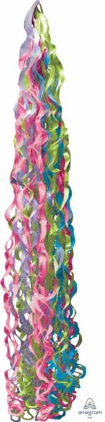 Jewel Tones Paper Tissue Swirls Twirls Tassel