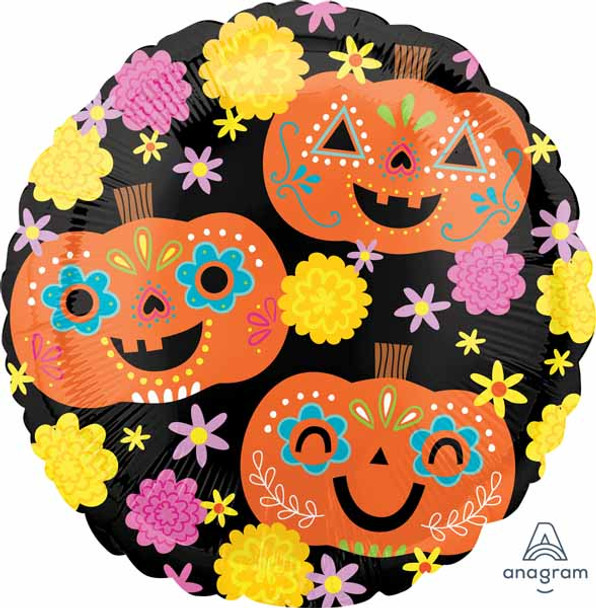 Halloween Themed Foil Mylar Balloon