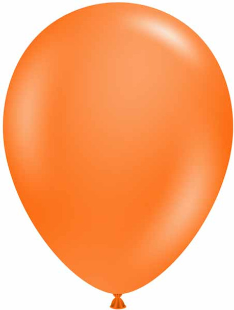 Tuftex 17" Latex Balloon Orange