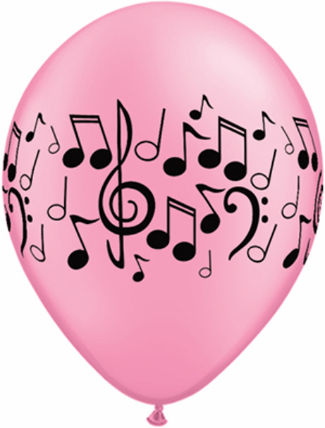 Musical Notes Latex Balloons