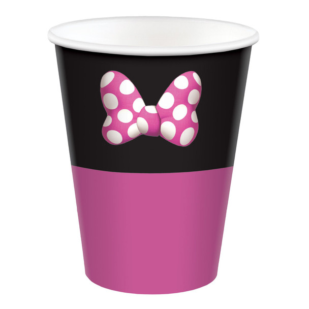 Disney Minnie Mouse Forever Birthday Party Paper 9 oz Tumbler Cups 8 Pack