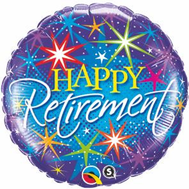 Happy Retirement Balloon with Stars