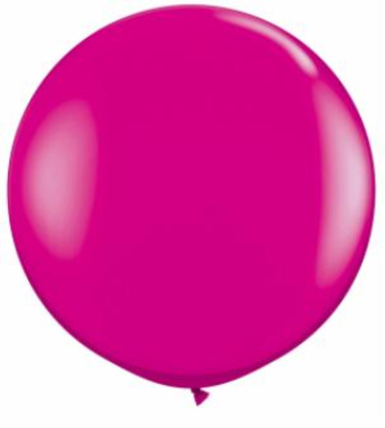 36" Latex Balloon Wild Berry Color