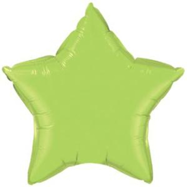 Jumbo Lime Green Star Foil Balloon