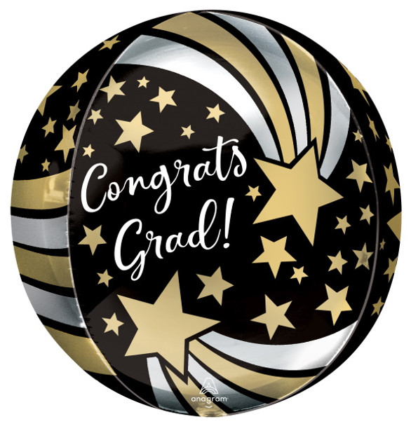 16" Orbz Congrats Grad Round Balloon
