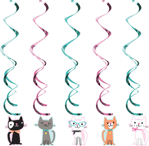 Purr-fect Cat Party Dizzy Danglers