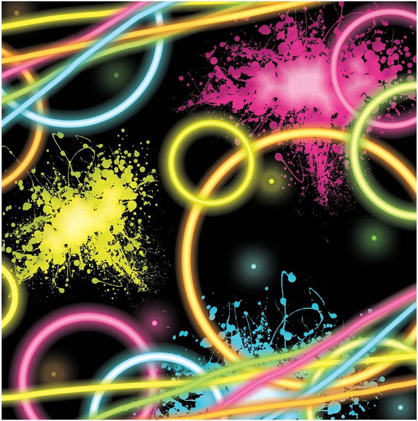 Glow Party Small Beverage Napkins