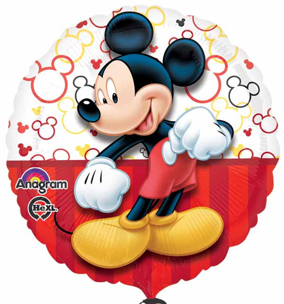 Red Mickey Mouse Portrait Balloon