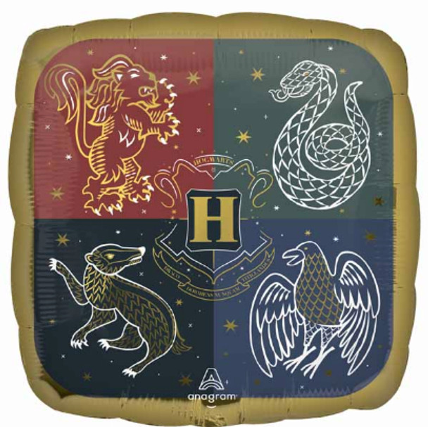 18" Square Shaped Harry Potter Foil Balloon