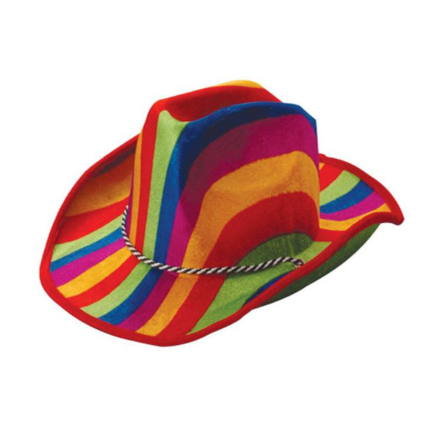 Western Cowboy Rainbow Hat