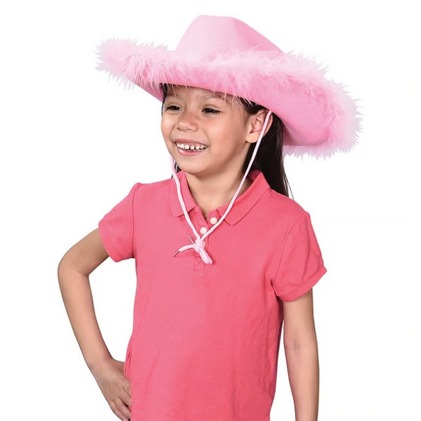 Pink Cowgirl Hat For Adults