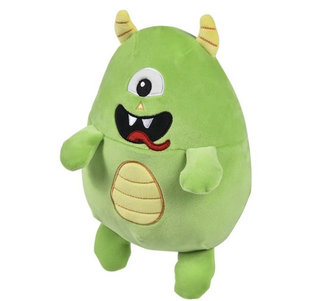 Green squish monster plush