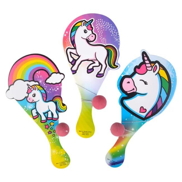 Magical Paddle Ball Unicorn Theme Party Favor