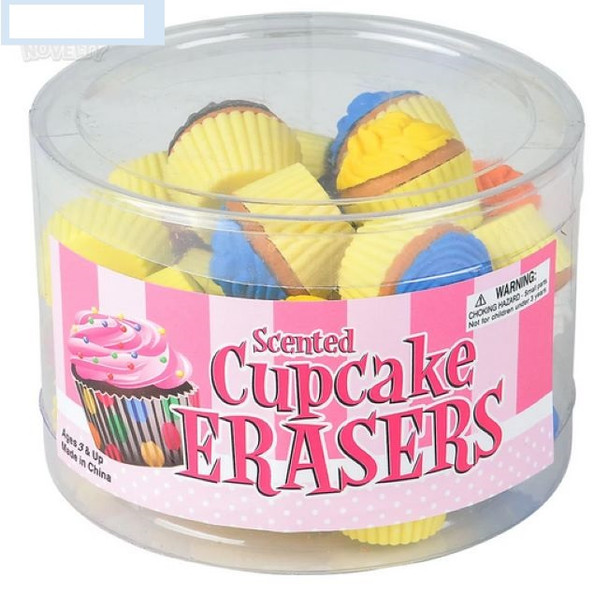 Cupcake Erasers Scented