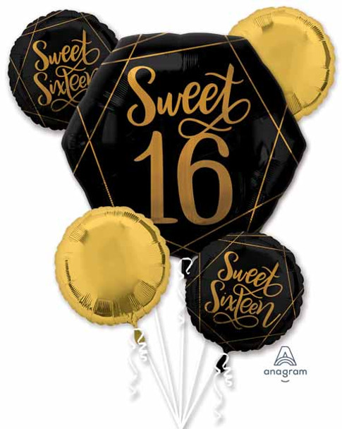 Sweet 16 Birthday Party Decor Balloons