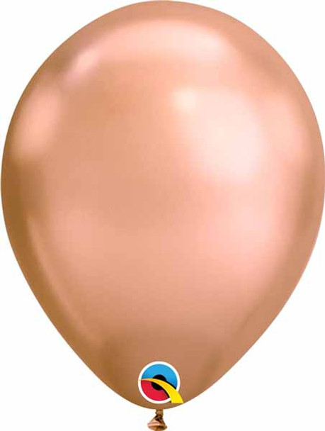 Chrome Rose Gold Solid Color Balloon