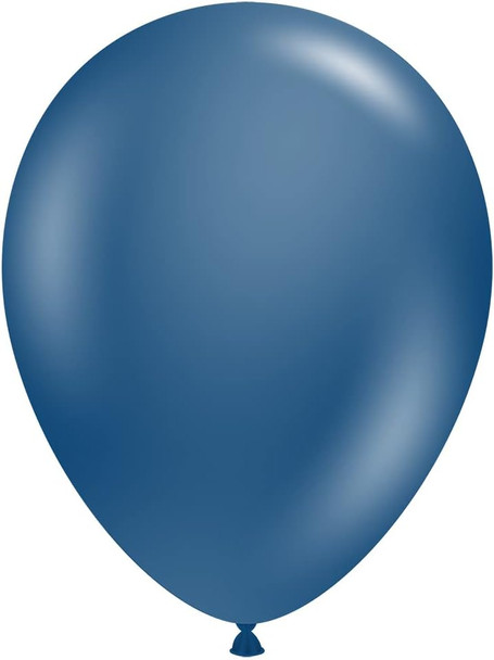 tuftex navy blue 11" latex balloon