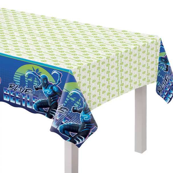 Blue Beetle Plastic Tablecover