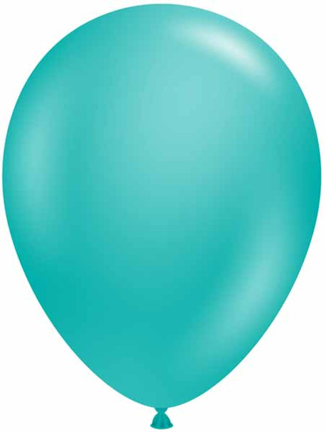 Teal Green Latex Balloon