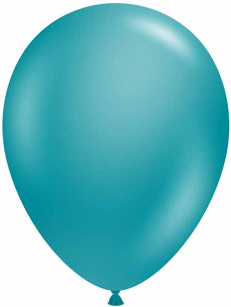 Metallic Teal Latex Balloon