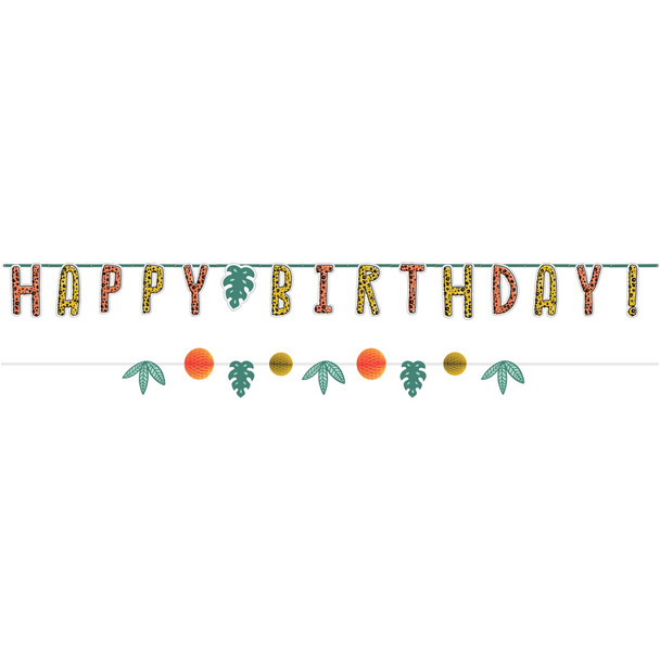 Get Wild Birthday Banner