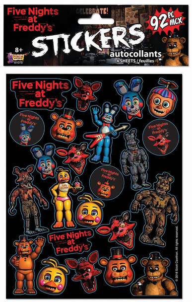 FNAF sticker sheets