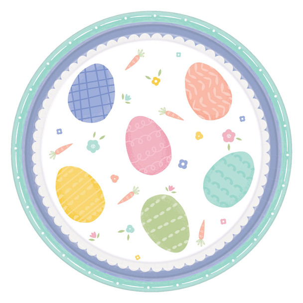 Pretty Pastel Dessert Plates for Easter