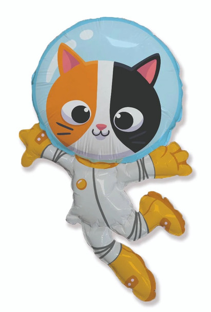 Astronaut Cat Jumbo Foil Balloon