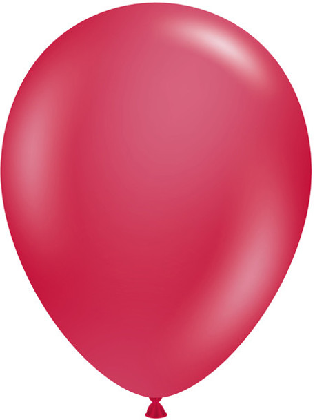 11" Latex Balloon Metallic Starfire Red