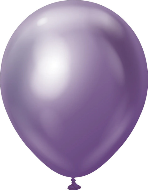 Mirror Metallic Purple Latex Balloon