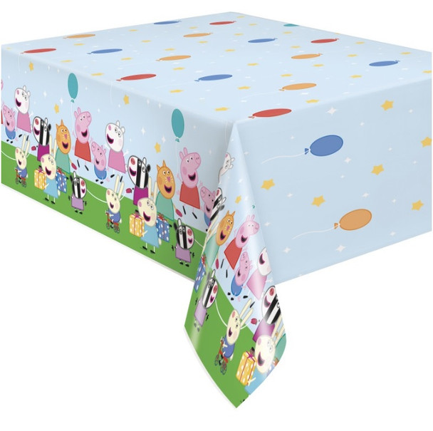 Peppa Pig Confetti Birthday Party Plastic Rectangle Table Cover