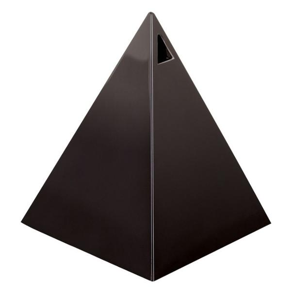 Metallic Black Pyramid Balloon Weight