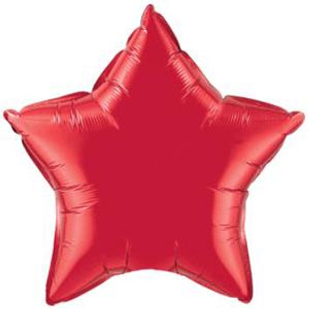 Jumbo Red Star Foil Balloon