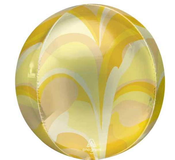 Gold Macro Marbles Foil Balloon