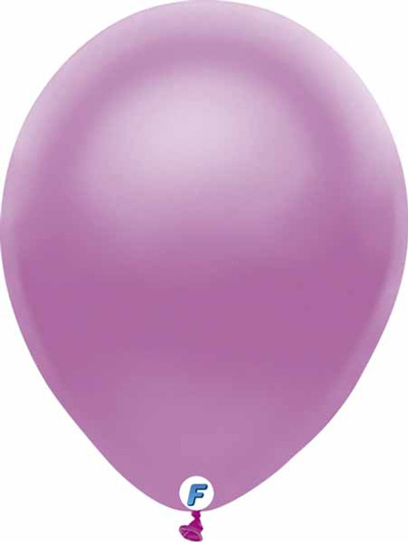 100 Pack Of 12" Pearl Purple Balloons